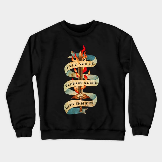 sword Crewneck Sweatshirt by GoPinups